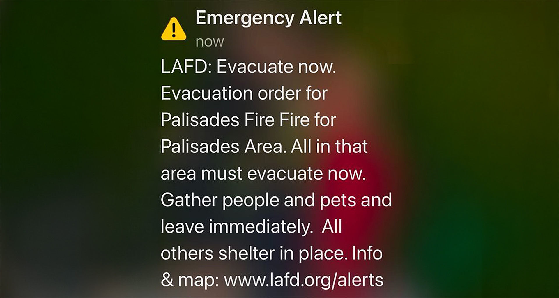 No Evacuation Orders as Fire Consumed Pacific Palisades