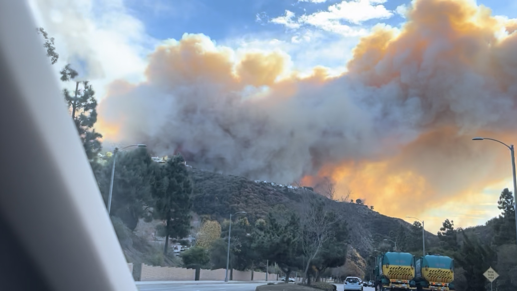 Trash bins emptied during the Palisades Fire